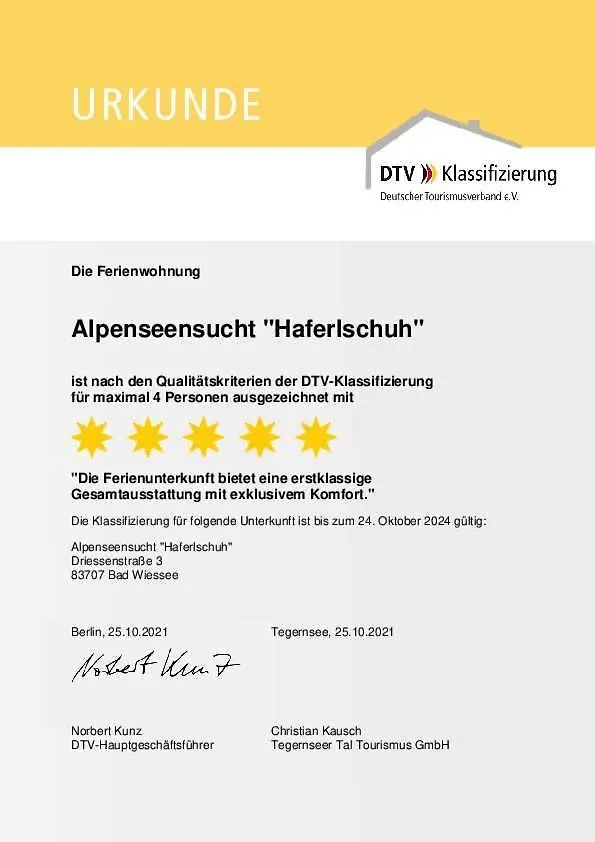 Alpenseensucht Natur Ferienapparte Bad Wiessee